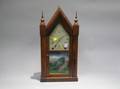 Jerome  Co Mahogany Veneer Steeple Mantel Clock