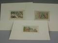 Thomas Rowlandson British 17561827 Lot of Three Prints MISERIES PERSONAL 11 Dialogue