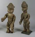 Pair of African Carved Wood Figures
