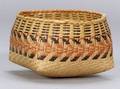 Louisiana Polychrome Twilled Basketry Bowl