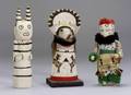 Three Southwest Polychrome Carved Wood Kachinas