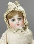 Early Closed Mouth Bisque Socket Head Doll