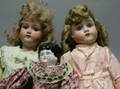 Two Bisque and One China Head Dolls