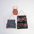 Three beaded purses