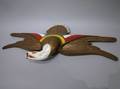 Carved and Painted Wooden Eagle