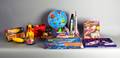 Eleven space related toys and games