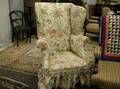 Federal Upholstered Mahogany Wing Chair