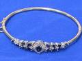 Diamond and Sapphire Bangle