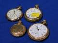 Two Elgin Equestrian Theme Pocket Watches