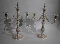 Pair of Silver Plated Candelabra