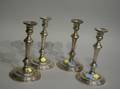 Set of Four American Sterling Silver Candlesticks