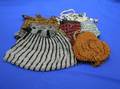 Six Beaded Knit and Cloth Purses