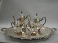 Fivepiece Poole Silver Plated Tea and Coffee Service