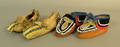 Two pair of Native American child size moccasins