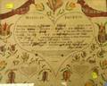 Printed and Handpainted Fraktur Berks County Pennsylvania 1807