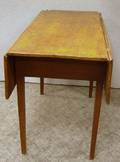 Federal Red Painted Birch Dropleaf Table