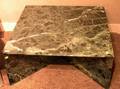 Contemporary Green Marble Low Table