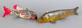 Two fish decoys earlymid 20th c