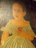 Unframed PriorHamblin School Style Oil on Canvas Portrait of Child