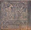 Pennsylvania cast iron stove plate mid 18th c