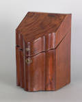 Georgian mahogany knife box late 18th c