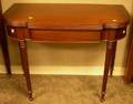 Federalstyle Mahogany Dshaped Card Table