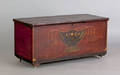 Ohio painted poplar blanket chest attributed to Valentine Yoder ca 1840