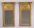 Pair of Federal Giltwood and Gesso Mirrors