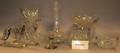 Approximately Forty Colorless Glass Tableware and Decorative Items