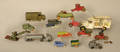 Group of cast iron and tin toy vehicles to include Arcade