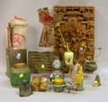 Approximately Nineteen Assorted Asian Decorative and Collectible Items