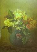 Framed Oil Floral Still Life