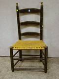 Painted Ladderback Side Chair