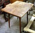Breadboardtop Brown Stained Wooden Tavern Table