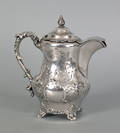 New York silver pitcher ca 1860