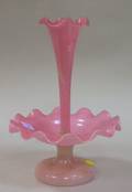 Victorian Colored Art Glass Epergne