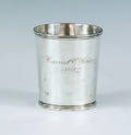 Philadelphia silver beaker mid 19th c