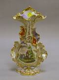 Paris Porcelain Enamel Decorated Vase