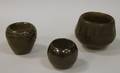 Three Small Native American Southwest Blackware Bowls