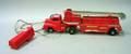 Boxed Red Plastic Remote Control Arial Ladder Fire Department Truck