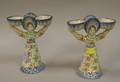 Two French Faience Salt CellarFigures