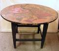 Japanese Lacquer Scenic Decorated and Ebonized Center Table