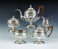 Philadelphia five piece silver tea service ca 1805