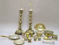 Sixteen Assorted Sterling Silver and Nine Continental Silver and Silver Plated Table Items