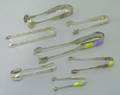 Five Sterling Silver Sugar Tongs