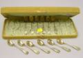 Set of Twelve Victorian Sterling Silver Demitasse Spoons