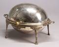 English Victorian Silver Plated Domed Warming Dish