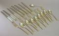 Twentyfive Piece Alvin Sterling Silver Partial Flatware Set