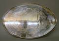English Silver Plated Serving Tray with Reticulated Gallery