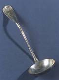 Tiffany  Co Sterling Silver Palm Pattern Soup Ladle